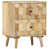 Bedside Cabinet 40x30x50 cm Solid Mango Wood 247722
