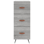 Highboard Grey Sonoma 34.5x34x180 cm Engineered Wood 3198831