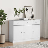 Sideboard ALTA White 112x35x73 cm Solid Wood Pine 353938