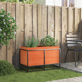 Garden Planter Wax Brown 80x40x50 cm Solid Wood Pine 847030