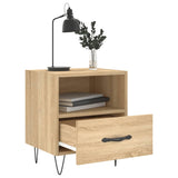 ZNTS Bedside Cabinets 2 pcs Sonoma Oak 40x35x47.5 cm Engineered Wood 827427