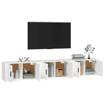 Wall-mounted TV Cabinets 3 pcs White 80x34.5x40 cm 3188358