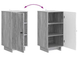Sideboard Grey Sonoma 33 x 34.5 x 90 cm Engineered Wood 893911