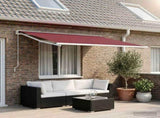 Awning Replacement Fabric Burgundy Red 500 x 350 cm Polyester 3444258
