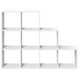 Room Divider Bookcase 3-Tier White 137.5x29x103.5 cm Engineered Wood 857976