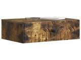 Wall-Mounted Bedside Cabinet 2 pcs Smoked Oak 49 x 34.5 x 20 cm 898116