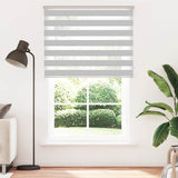 Zebra Blind Light Grey 145x230 cm Fabric Width 140.9 cm Polyester 4014504