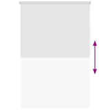 Shower Roller Blind 160x240 cm White 142845