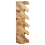 ZNTS Wine Rack for 5 Bottles Solid Mango Wood 321627