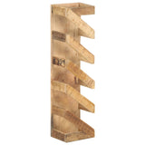 ZNTS Wine Rack for 5 Bottles Solid Mango Wood 321627