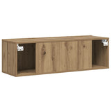 Wall Mounted TV Cabinet Artisan Oak 80x30x30 cm Engineered Wood 856017