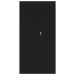 ZNTS File Cabinet Black 90x40x220 cm Steel 3188326