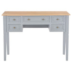 ZNTS Writing Desk Grey 109.5x45x77.5 cm Wood 280070