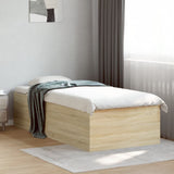 Bed Frame without Mattress Sonoma Oak 90x200 cm 3280967