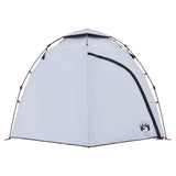 ZNTS Camping Tent Dome 4-Person White Blackout Fabric Quick Release 4004245