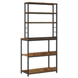 Kitchen Shelf Old Wood 80 x 40 x 168 cm Engineered Wood 883890
