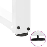 Coffee Table Legs T-Shaped 2 pcs White 50x25x cm Steel 4013009