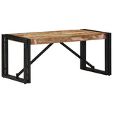 Coffee Table Multicolour 80x40x35 cm Solid Wood Reclaimed 4016677