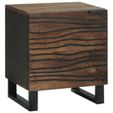 Bedside Cabinet 2 pcs Walnut 40 x 33 x 46 cm Engineered Wood 4018005