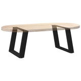 Coffee Table Legs U-Shaped 2 pcs Black 50x cm Steel 4012764