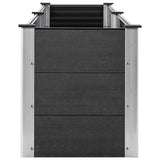 Garden Raised Bed 250x50x54 cm WPC Grey 49057