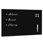 Wall Mounted Magnetic Blackboard Glass 100x60 cm 30109