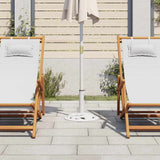Umbrella Base White 9 kg 40 cm Cast Iron 47864