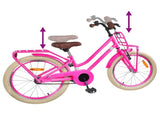 Kids Bike 22 Inches for 7-12 Years Old Dark Pink 42009192