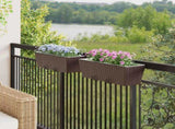 Railing 2 pcs 50 x 17 x 17 cm Metal 42026966