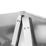 Planter 2 pcs Silver 50 x 50 x 75 cm Galvanised Steel 883805