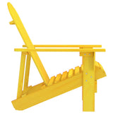Garden Chair Yellow Solid fir wood Standard Durable 315874