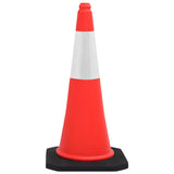 Reflective Traffic Cones with Heavy Bases 4 pcs 75 cm 150943