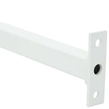 Adjustable Window Safety Bar 6 pcs White Steel 42031314