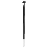 Headboard with Headboard Black Oak 120 cm Engineered Wood 887466