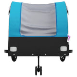 Bike Trailer Black and Blue 45 kg Iron 94156