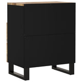 Bedside Cabinet 50x33x62 cm Solid Wood Mango&Engineered Wood 350664