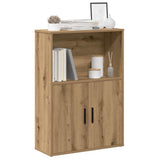 Bookcase Artisan Oak 60x24x85 cm Engineered Wood 860417