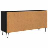 TV Cabinet Black Oak 103.5 x 30 x 50 cm Engineered Wood 881925