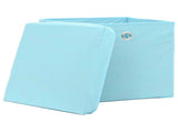 Storage Boxes with Lids 10 pcs Baby Blue 32x32x32 cm Fabric 288376