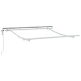 Awning Frame Retractable White 2.5 x 2 m Metal 42002548