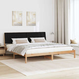 Bed Frame with Headboard Brown 200 x 200 cm Solid Pine Wood 3394400
