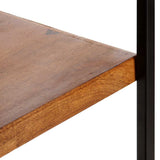 284423 4-Tier Bookcase with 6 Drawers 122x36x181 cm Solid Mango Wood