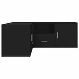 Corner Cabinet Black 200x40x45 cm Engineered Wood 3307829