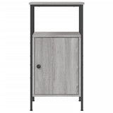 ZNTS Bedside Cabinets 2 pcs Grey Sonoma 41x31x80 cm Engineered Wood 825930