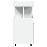 Bar Cart White 50x41x89 cm Engineered Wood 848262