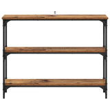 Console Table Old wood 100 x 22.5 x 75 cm Engineered Wood 883503