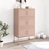 Sideboard Pink 68.5x38.5x123.5 cm Steel 846489