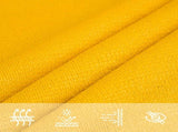 Sunshade Sail 160 g/m Rectangular Yellow 3.5x5 m HDPE 311572