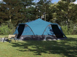 Dome Tent 4-Person with Roof Blue 505 x 450 x 248 cm 42004021