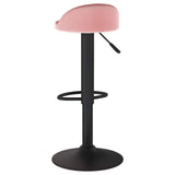 Bar Stool Pink Velvet 333595